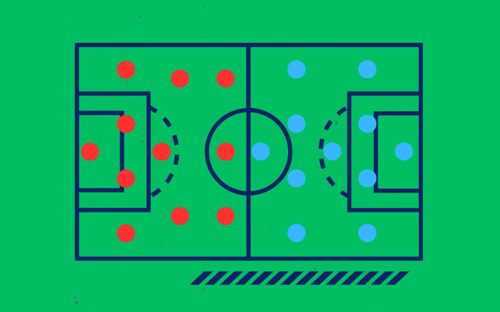 تشكيل الفريقين